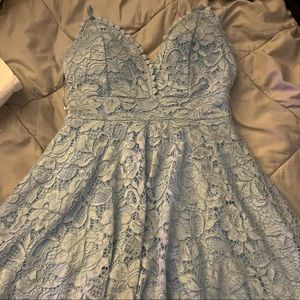 Blue Lace Dress